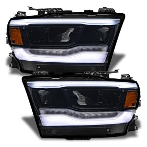 RAM 1500 Headlight Upgrade Kit - ORACLE Lighting - DRL Upgrade Kit with Reflector LED Headlights - RGB+W - `19-`21